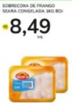 Sobrecoxa de Frango Seara congelada 1kg