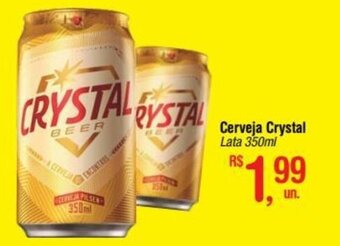 Fort Atacadista Cerveja Crystal Lata 350ml oferta