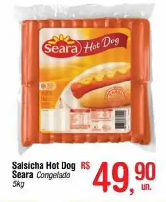 Fort Atacadista Salsicha Hot Dog Seara Congelado 5kg oferta