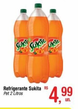 Fort Atacadista Refrigerante Sukita Pet 2 Litros oferta