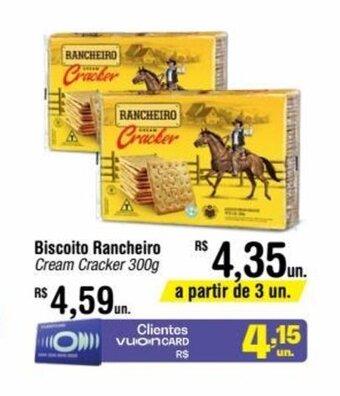 Fort Atacadista Biscoito Rancheiro Cream Cracker 300g oferta