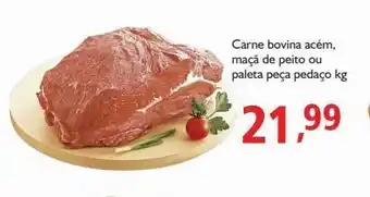 Supermercados ABC Carne bovina acém, maça de peito ou paleta peça pedaço kg oferta