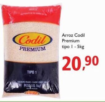 Arroz codil premium tipo 1 - 5kg