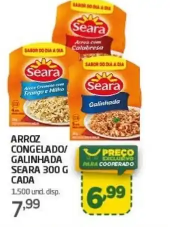 Cooper ARROZ CONGELADO/ GALINHADA SEARA 300 G oferta