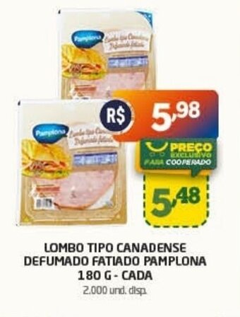 Cooper LOMBO TIPO CANADENSE DEFUMADO FATIADO PAMPLONA 180 G-CADA oferta