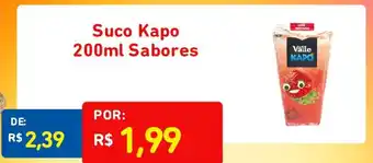 Nagumo Suco Kapo 200ml Sabores oferta