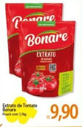 Atacadão Extrato de Tomate Bonare Pouch com 1,7kg oferta