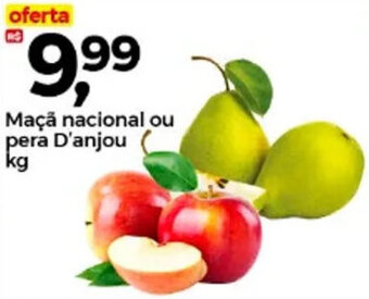 Frangolândia Maçã nacional ou pera D'anjou kg oferta