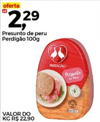 Frangolândia Presunto de peru Perdigão 100g oferta