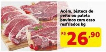 Acem, Bisteca de Peito ou Paleta bovinos com osso resfriados 1kg