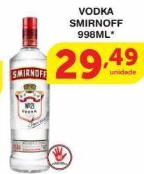 Roldão Vodka smirnoff 998ml oferta
