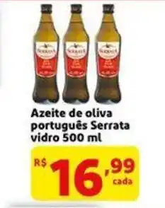 Extra Supermercado Azeite de Oliva portugues Serrata vidro 500ml oferta