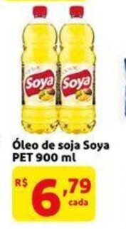Oleo de soja Soya Pet 900ml