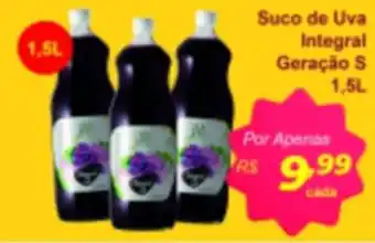 Barbosa Supermercados Suco de Uva integral Geracao S 1.5L oferta