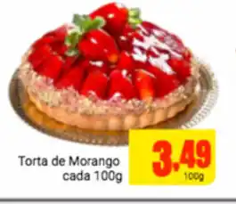 Torta de Morango cada 100g