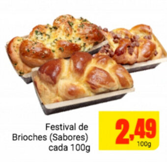 Barbosa Supermercados Festival de Brioches (sabores) cade 100g oferta