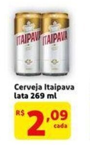 Extra Supermercado Cerveja Itaipava lata 269ml oferta