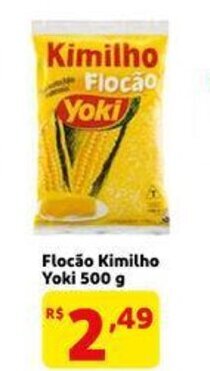 Extra Supermercado Flocao Kimilho Yoki 500g oferta