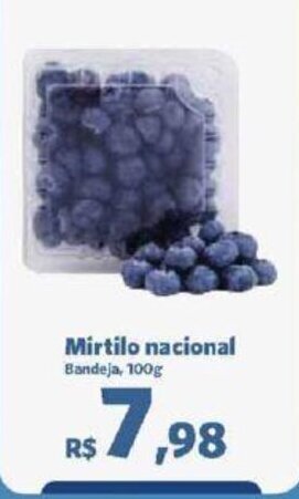 Sam's Club Mirtilo nacional Bandeja, 100g oferta