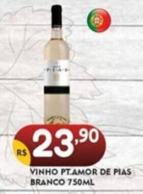 Bramil Supermercados VINHO PT.AMOR DE PIAS BRANCO 750ML oferta
