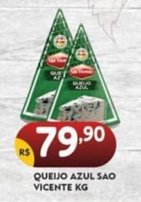 Bramil Supermercados QUEIJO AZUL SAO VICENTE KG oferta