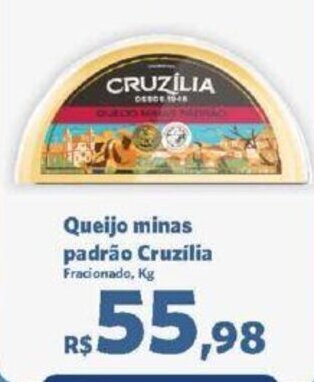 Sam's Club Queijo minas padrão Cruzilia Fracionado, Kg oferta