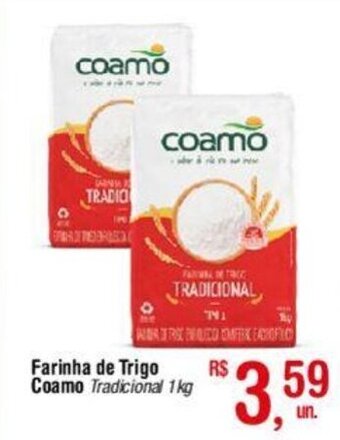 Fort Atacadista Farinha de Trigo Coamo Tradicional 1kg oferta