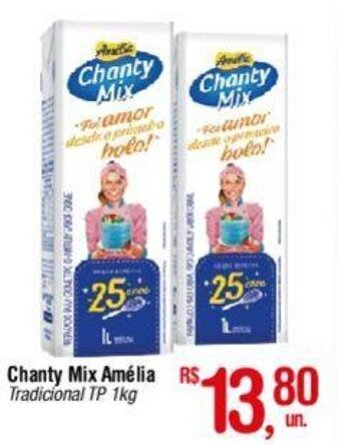 Fort Atacadista Chanty Mix Amélia Tradicional TP 1kg oferta
