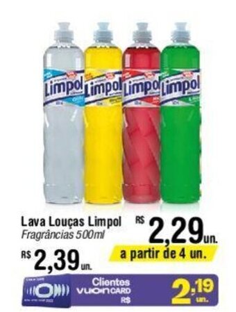 Lava Louças Limpol Fragrâncias 500ml