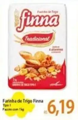Atacadão Farinha de Trigo Finna προϊ Pacote com 1kg oferta