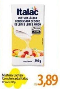 Atacadão Mistura Láctea Condensada Italac TP com 395g oferta