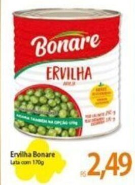 Atacadão Ervilha Bonare Lata com 170g oferta