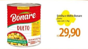 Atacadão Ervilha e Milho Bonare Dueto Lata com 1,7kg oferta