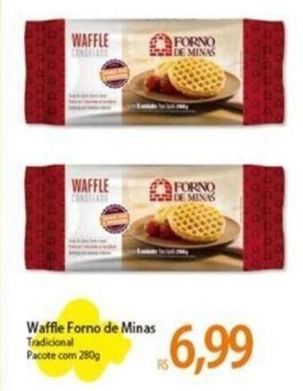 Waffle Forno de Minas Tradicional Pacote com 280g
