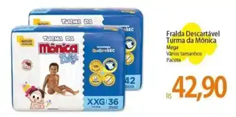 Atacadão Fralda Descartável Turma da Mônica oferta