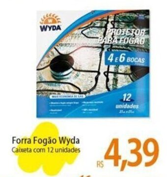 Atacadão Forra Fogão Wyda Caixeta com 12 unidades oferta