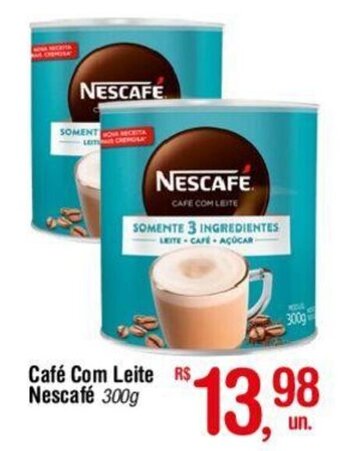 Fort Atacadista Café Com Leite Nescafé 300g oferta