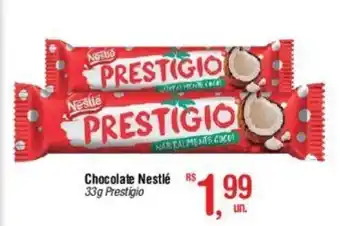 Fort Atacadista Chocolate Nestlé 33g Prestigio oferta
