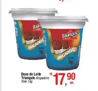 Fort Atacadista Doce de Leite Triangulo Brigadeiro Pote 1kg oferta