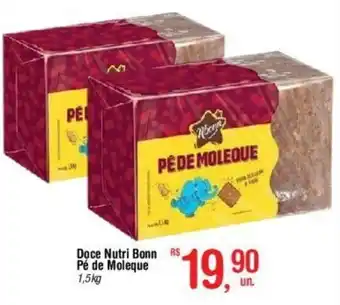Fort Atacadista Doce Nutri Bonn Pé de Moleque 1,5kg oferta