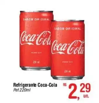 Fort Atacadista Refrigerante Coca-Cola Pet 220ml oferta