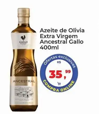 Tonin Superatacado Azeite de olivia extra virgem ancestral gallo 400ml oferta