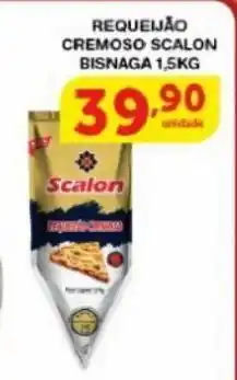 Roldão Requeijão cremoso scalon bisnaga 1,5 kg oferta