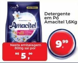 Tonin Superatacado Detergente em pó amacitel 1,6kg oferta