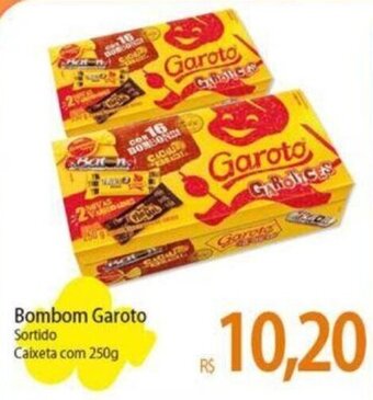 Atacadão Bombom Garoto Sortido Caixeta com 250g oferta