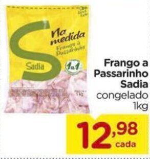 Carrefour Frango a Passarinho Sadia congelado 1kg oferta