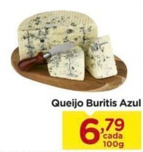Carrefour Queijo Buritis Azul cada 100g oferta
