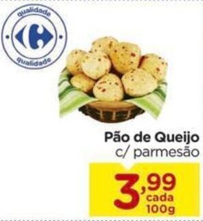 Carrefour Pão de Queijo c/parmesão oferta