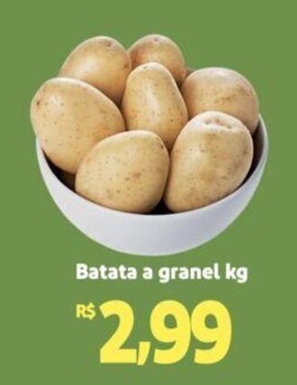 Extra Supermercado Batata a granel kg oferta