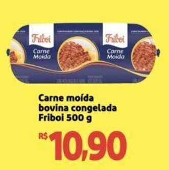 Extra Supermercado Carne moída bovina congelada Friboi 500 g oferta